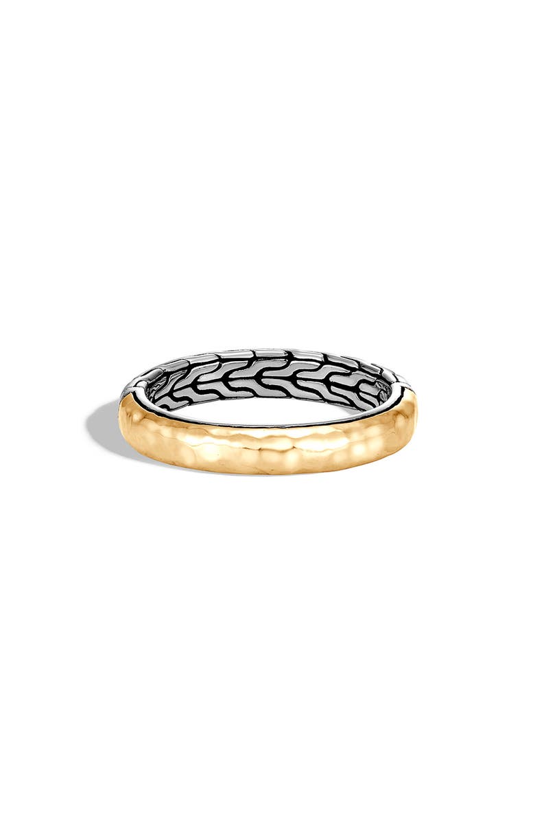 John Hardy Classic Chain Hammered Detail Ring, Alternate, color,