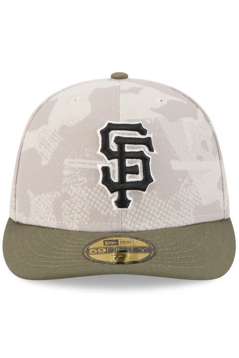 Men's New Era Light Beige/Olive San Francisco Giants 2025 Armed Forces Day 59FIFTY Fitted Hat, Alternate, color, Light Beige