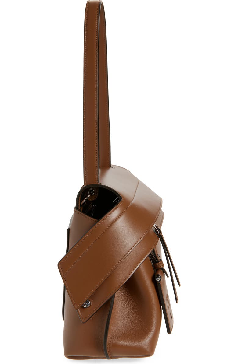 Tod's Medium Wave Leather Shoulder Bag, Alternate, color,