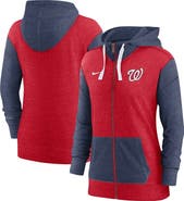Nike Women's Nike Red Washington Nationals Full-Zip Hoodie