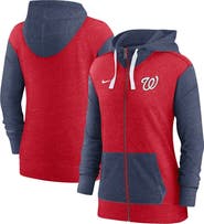 Nike Women's Nike Red Washington Nationals Full-Zip Hoodie