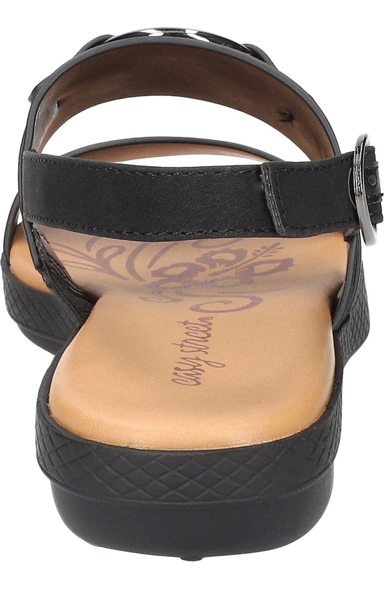 EASY STREET Cohen O-Ring Slingback Sandal, Alternate, color, Black