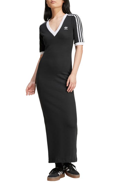 Adicolor 3-Stripes Knit Maxi Dress