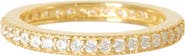 Sterling Forever Sterling Silver Sparkling CZ Band Ring