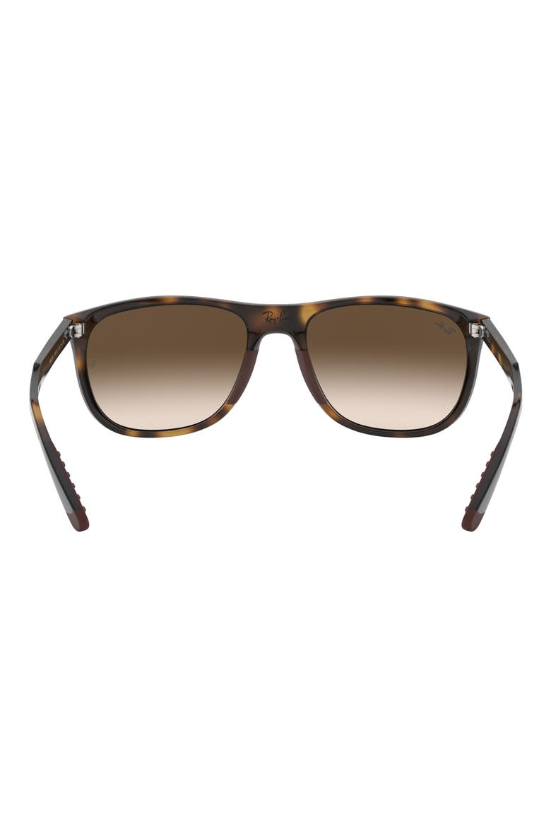 58mm Square Sunglasses, Alternate, color, HAVANA