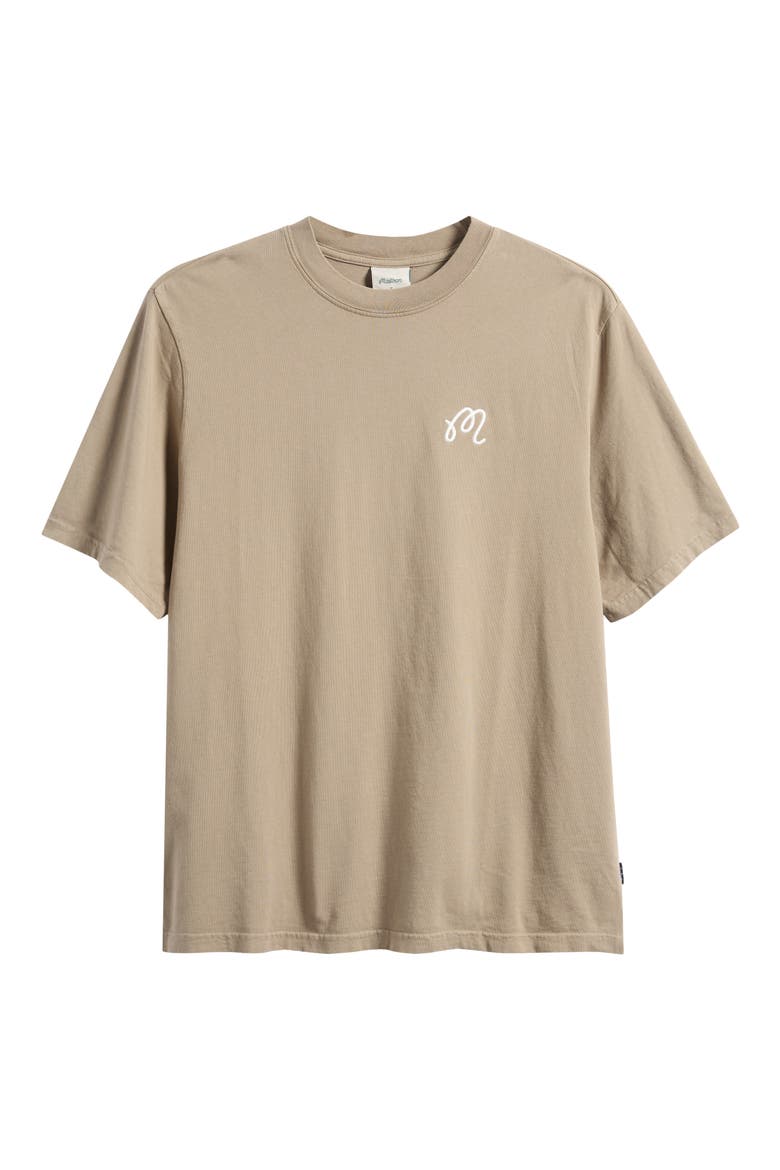 Bermuda Palms Graphic Cotton T-Shirt, Main, color, TAUPE