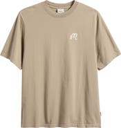 MALBON Bermuda Palms Graphic Cotton T-Shirt