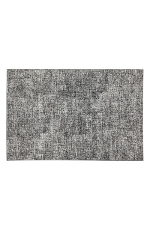 Dainty Home Faux Leather Reversible Set Of 4 Placemats In Reversible Black