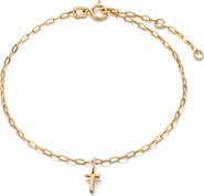 Ana Luisa Gold Charm Letter Bracelet