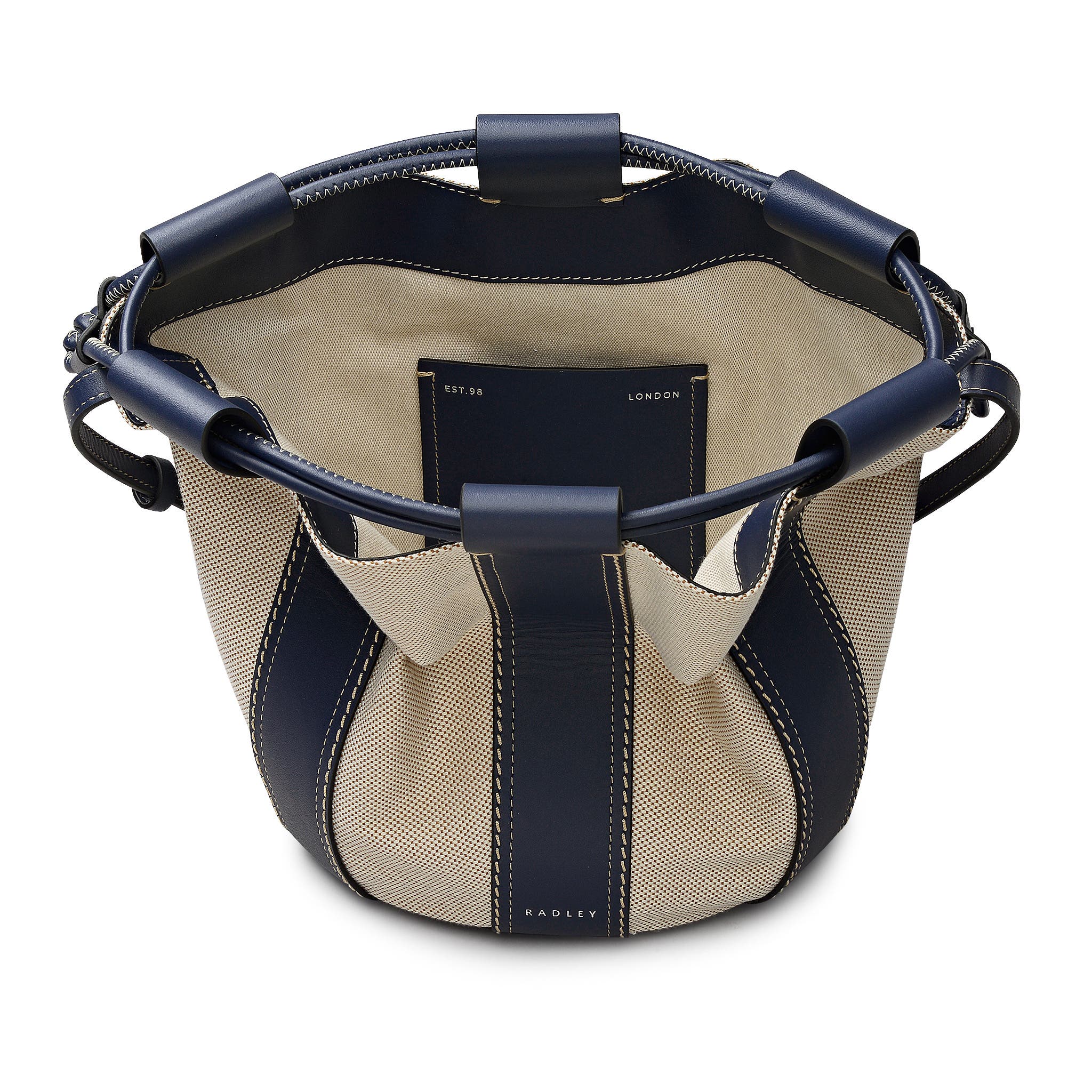 The Flora Medium Drawstring Crossbody Bag, Alternate, color, Naval