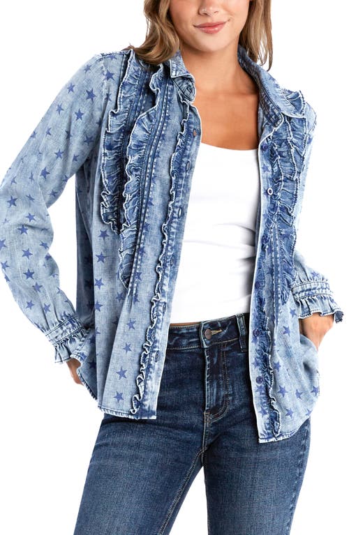 BILLY T BILLY T RUFFLE TUXEDO SHIRT