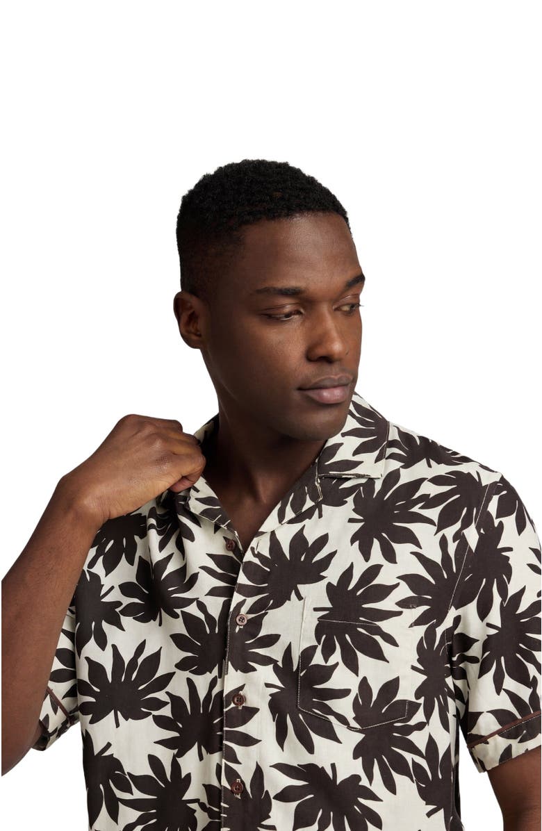 Onia Air Linen Shirt, Alternate, color, Egret