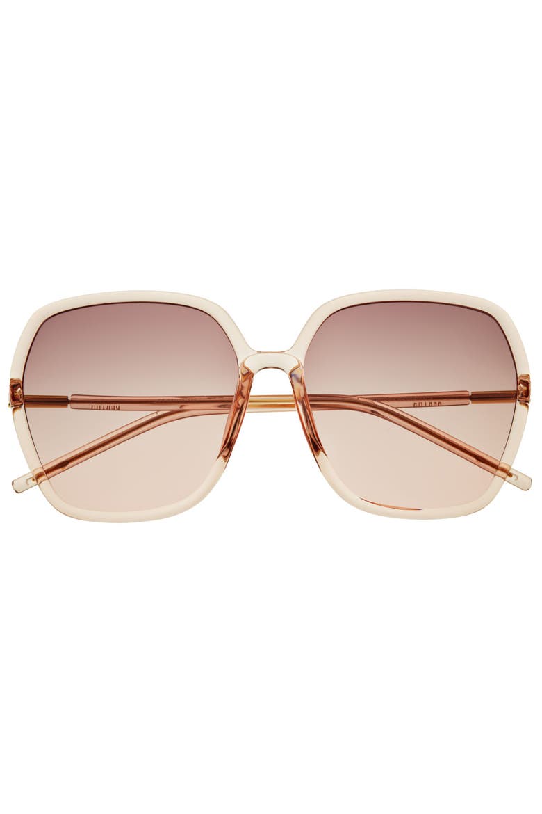 Priscilla Polarized Sunglasses, Alternate, color, Pink/Pink