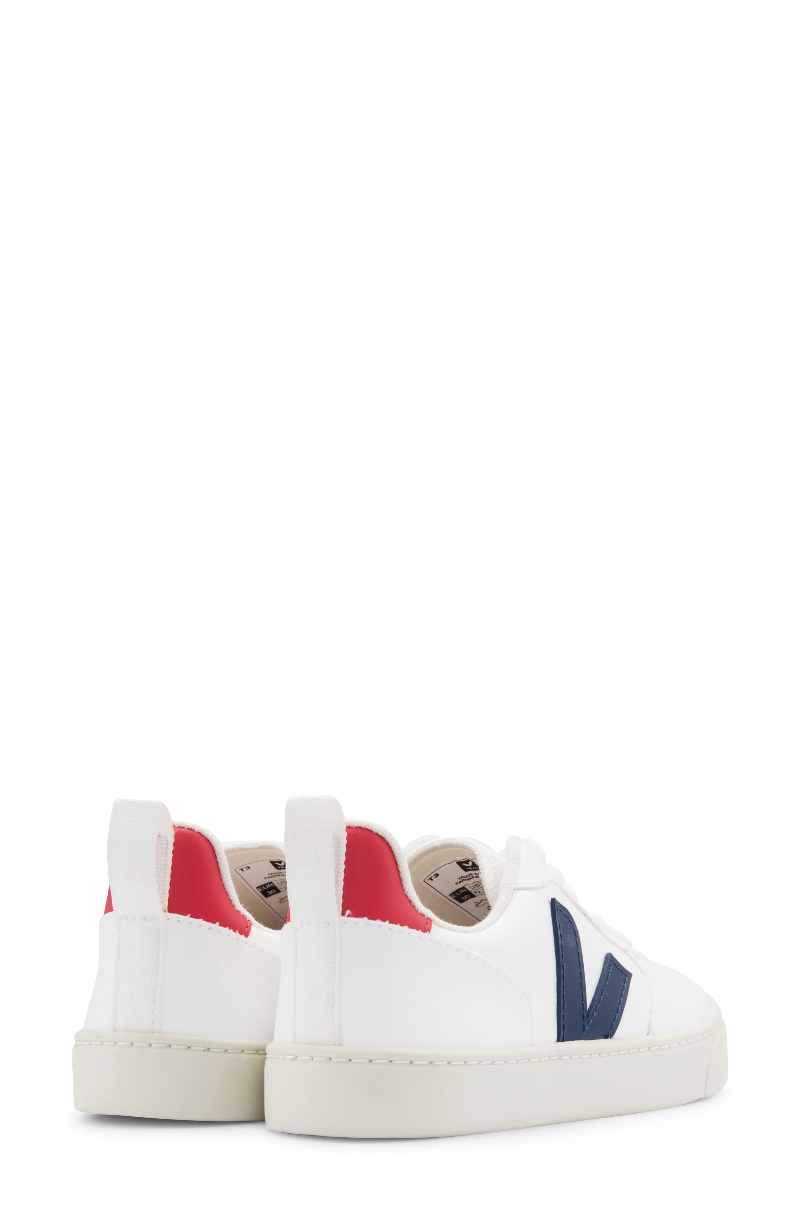 Veja V-10 Sneaker, Alternate, color, White Cobalt Pekin