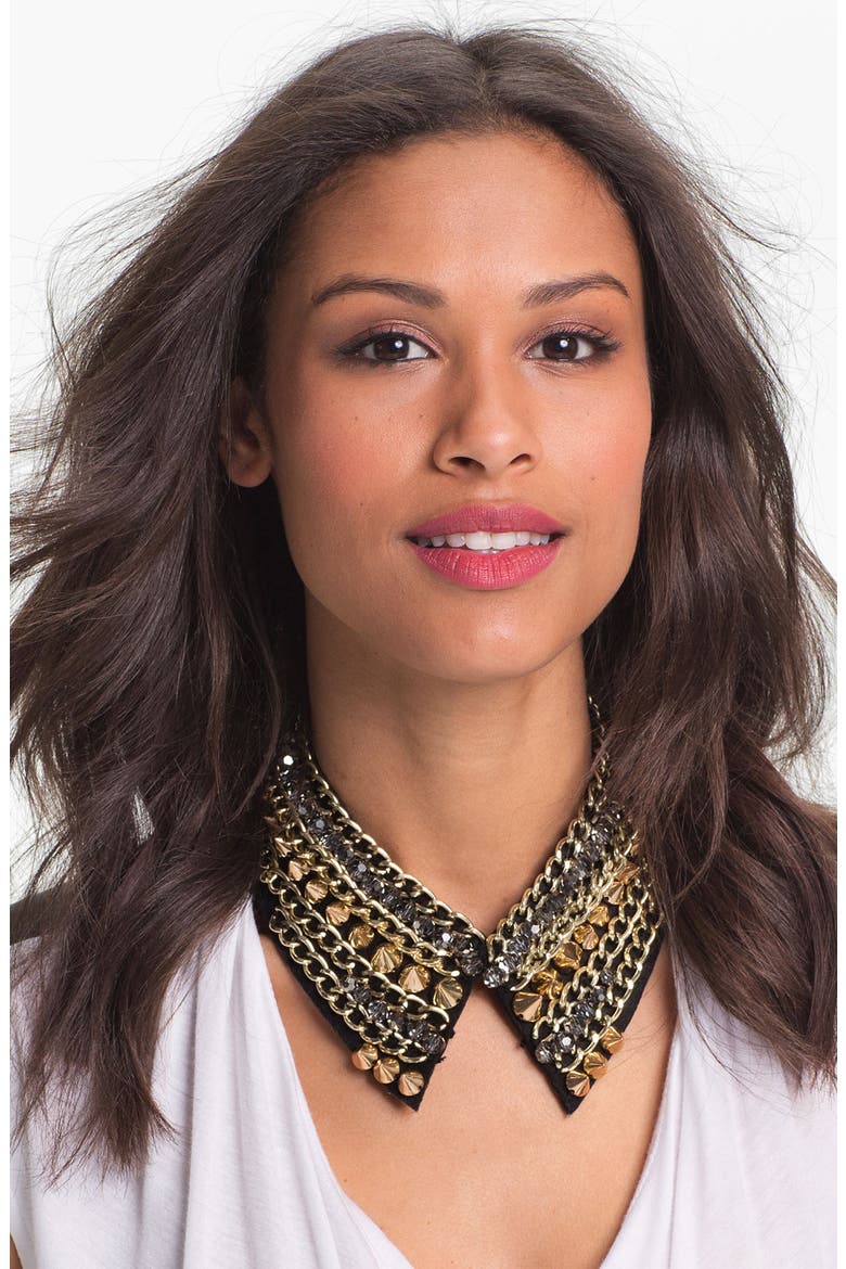 'Insane Chain' Collar Necklace, Main, color, BLACK MULTI
