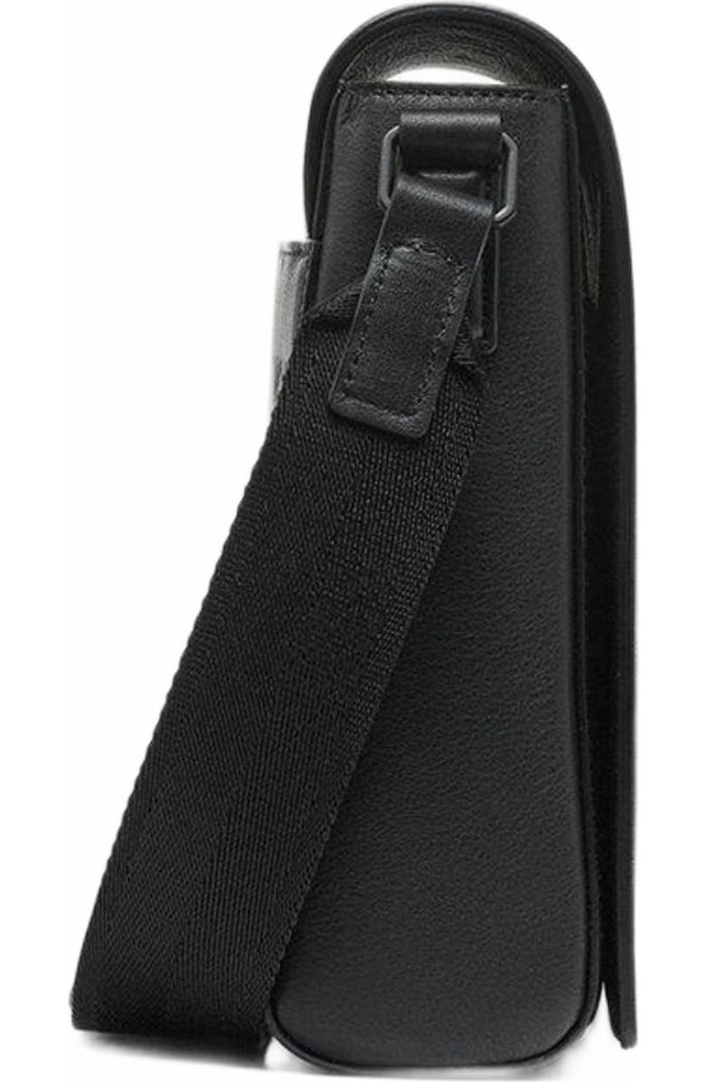 MCM Klassik Messenger in Maxi Monogram Leather, Alternate, color, Black