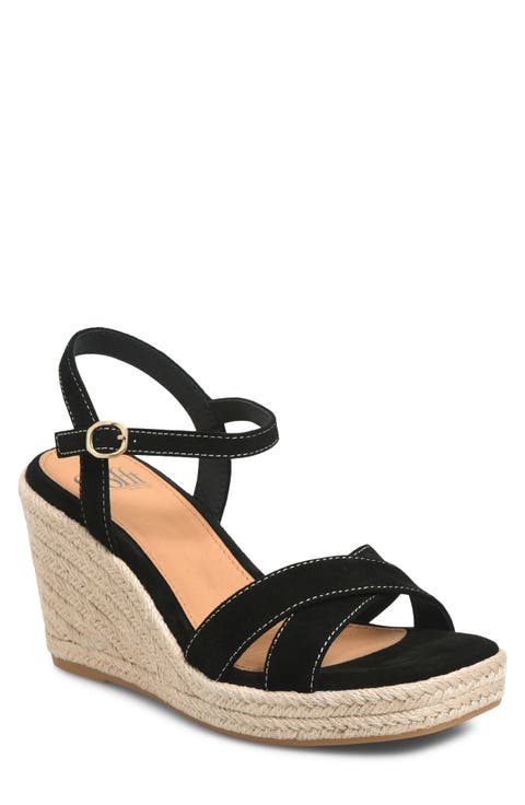 Neely Ankle Strap Platform Espadrille Sandal (Women)