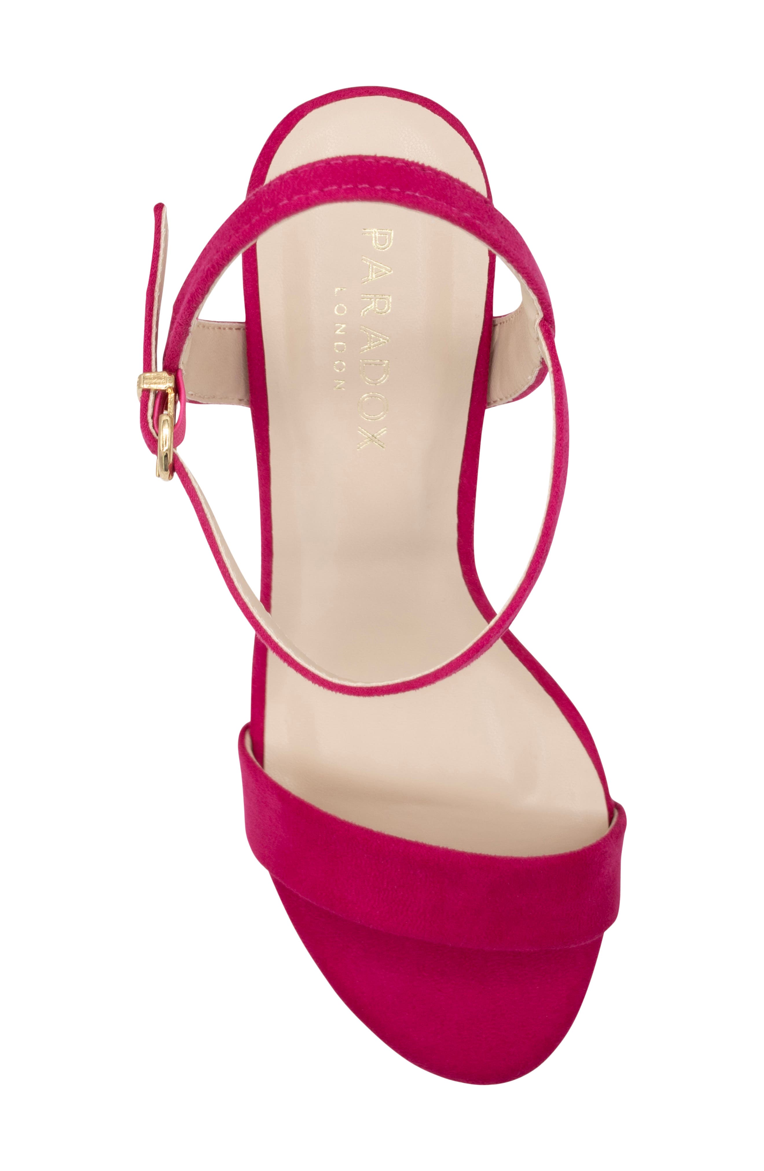 Harmonia Ankle Strap Sandal, Alternate, color, FUCHSIA