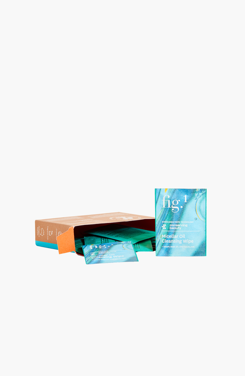 Fig.1 Beauty Micellar Oil Cleansing Wipes In Blue