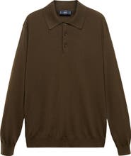 MANGO Wool Sweater Polo