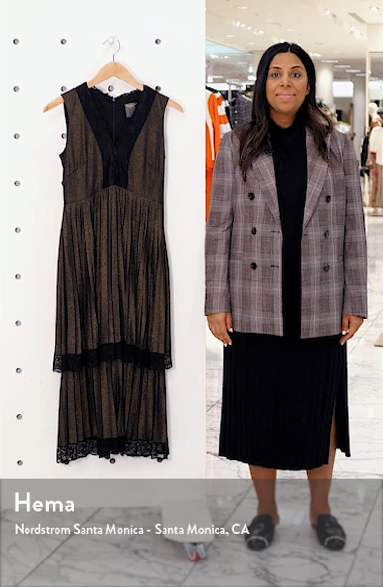 Pleated Double Tiered Dress, sales video thumbnail
