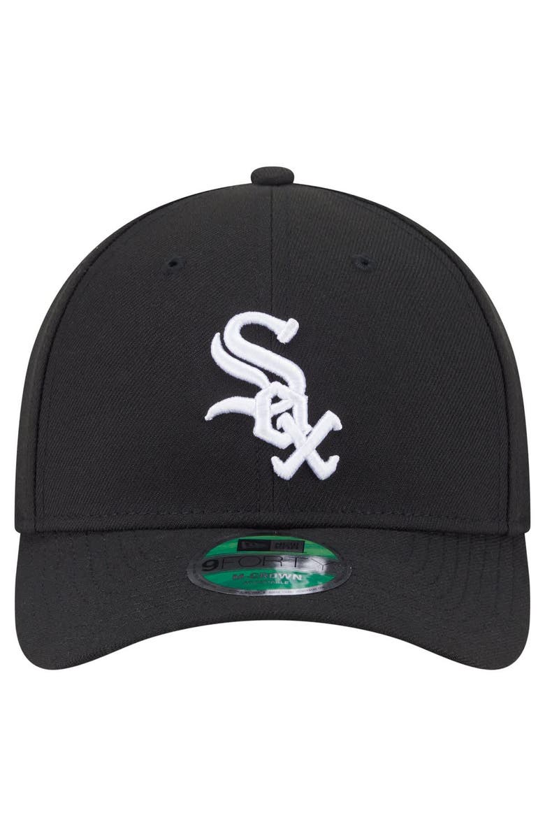 New Era Men's New Era Black Chicago White Sox 125th Anniversary 9FORTY Adjustable Hat, Alternate, color, Black