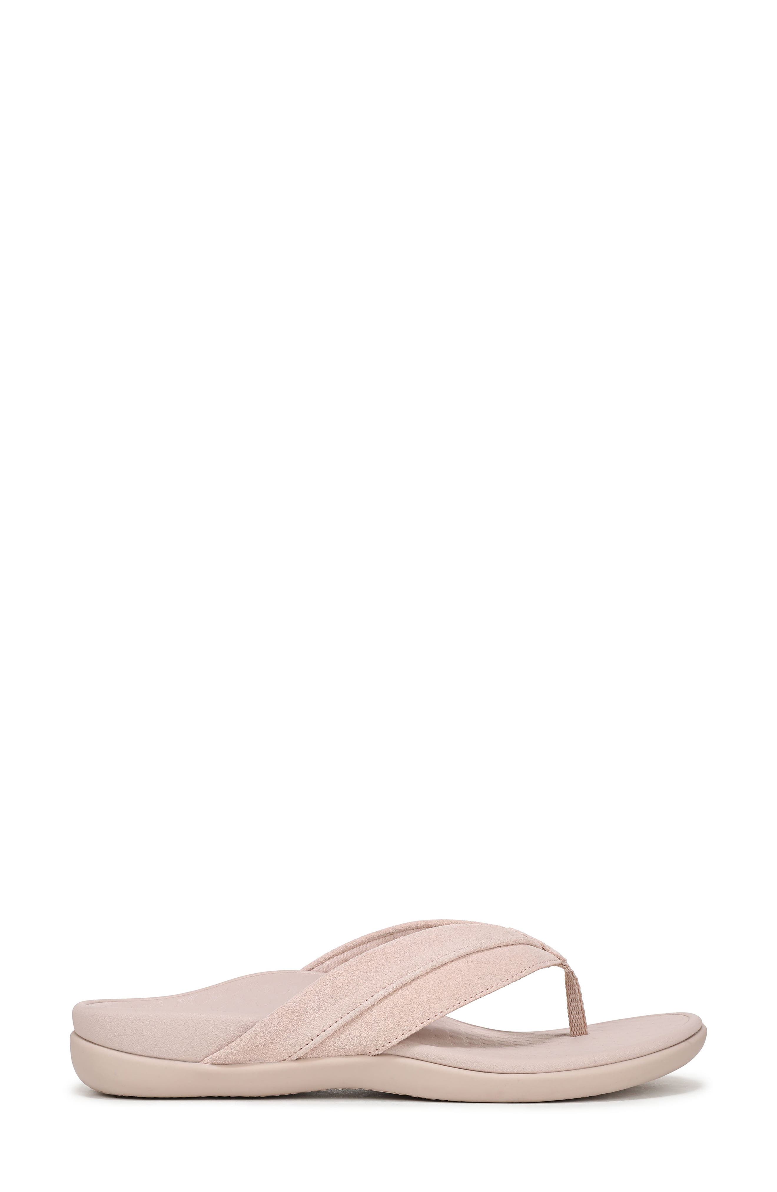 Vionic Shore Flip Flop, Alternate, color, Cameo Rose