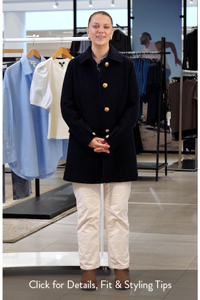 Crested Button Coat video