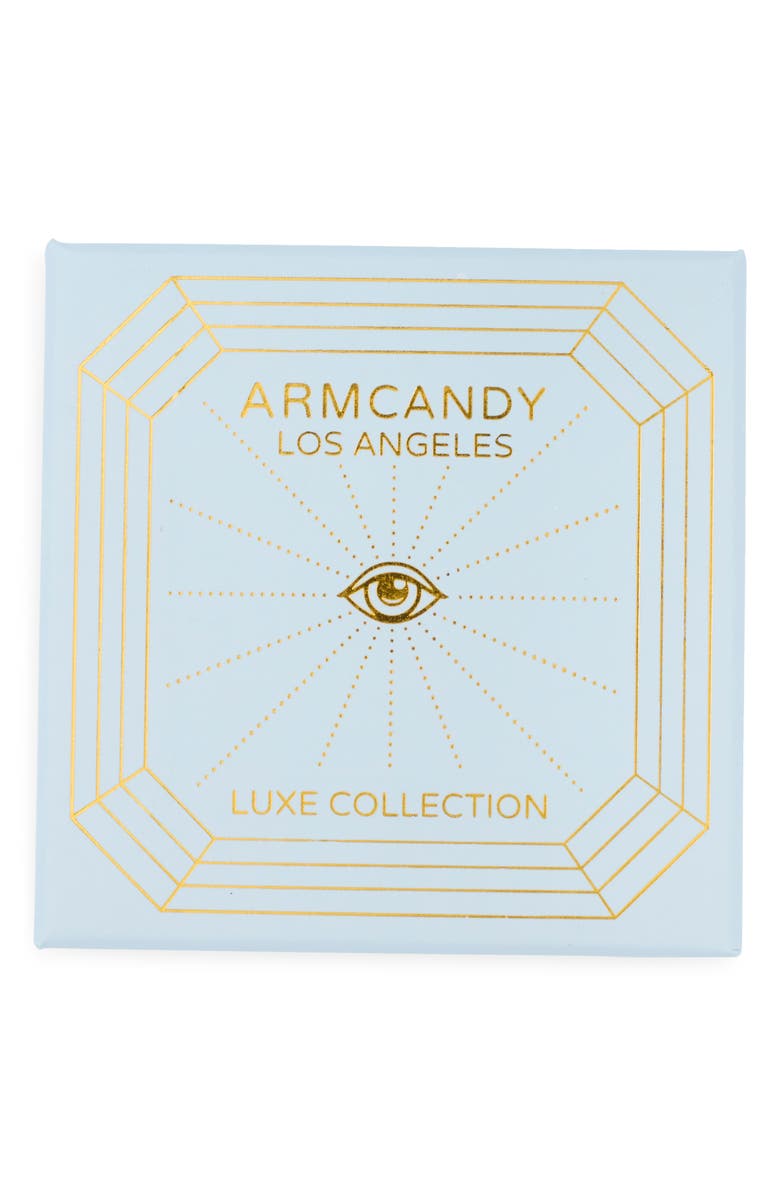 EYE CANDY LOS ANGELES Rosie Fruit Charm Bracelet, Main, color, Gold