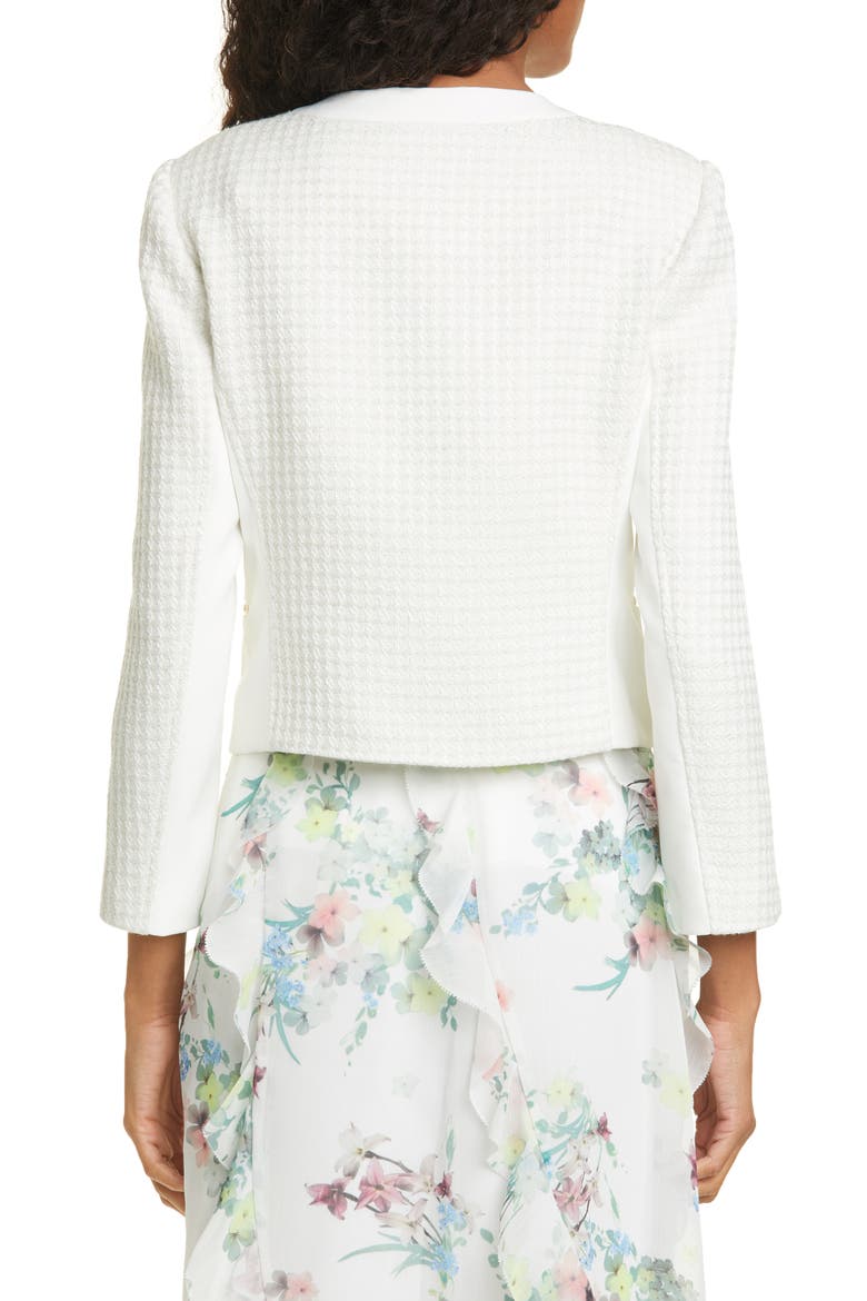 Jenniah Crop Jacket, Alternate, color, IVORY