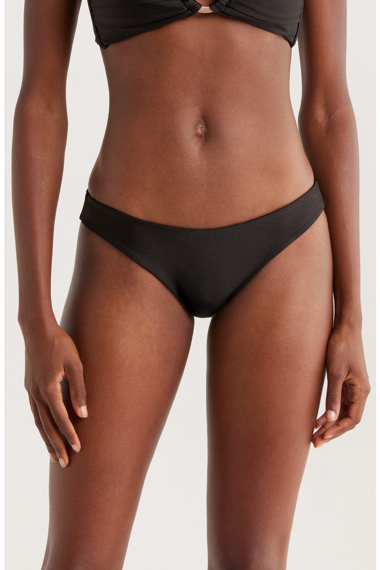 Minimalist Bikini Bottoms, Main, color, TWILIGHT BLACK