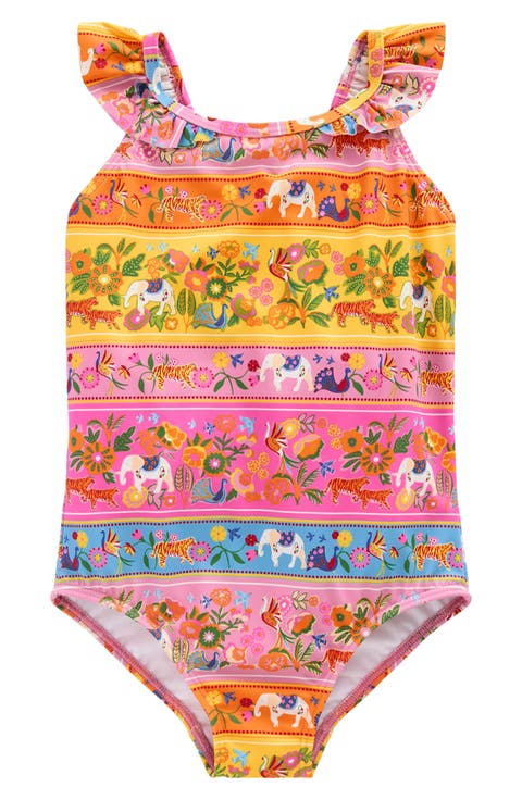 Kids' Frill Strap One-Piece Swimsuit (Toddler, Little Kid & Big Kid)