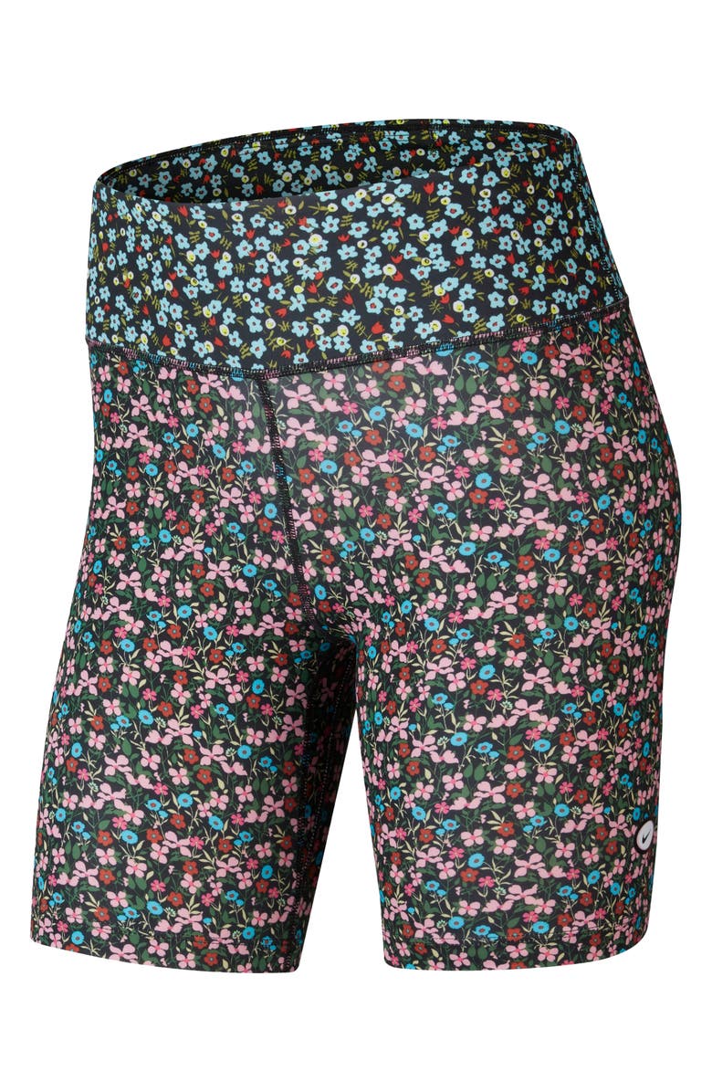 Nike One Ditsy Floral Dri-FIT Bike Shorts, Alternate, color, 