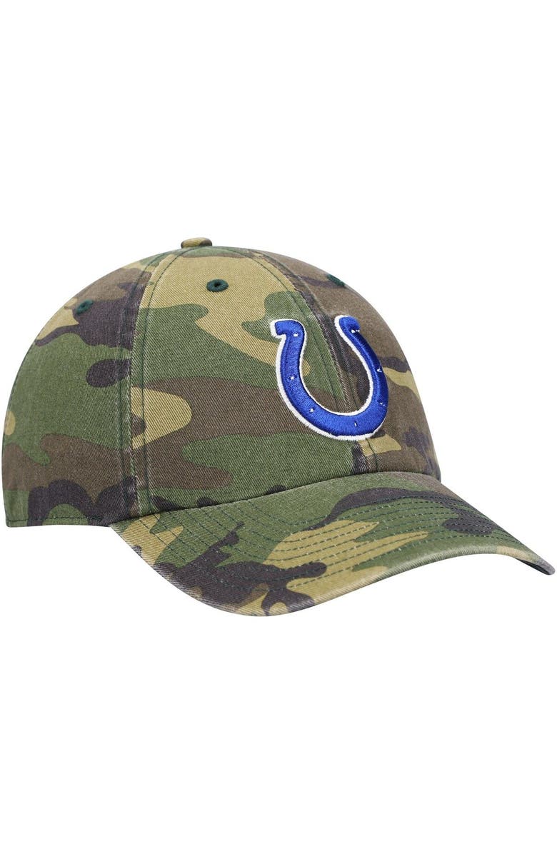 '47 Men's '47 Camo Indianapolis Colts Woodland Clean Up Adjustable Hat, Alternate, color, Camo