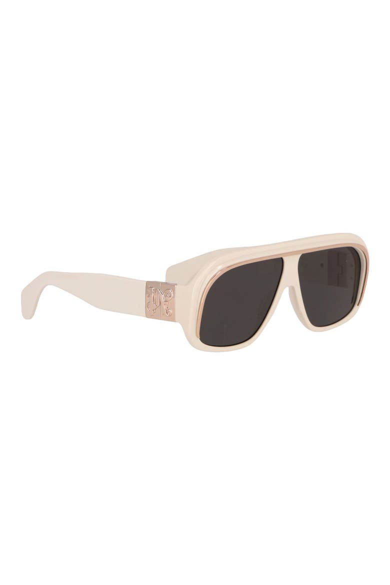 Reedley Shield Sunglasses, Alternate, color, WHITE DARK GREY