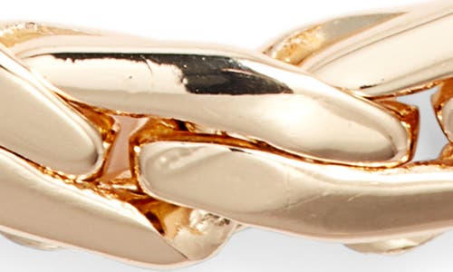 Open Edit Woven Collar Necklace In Gold