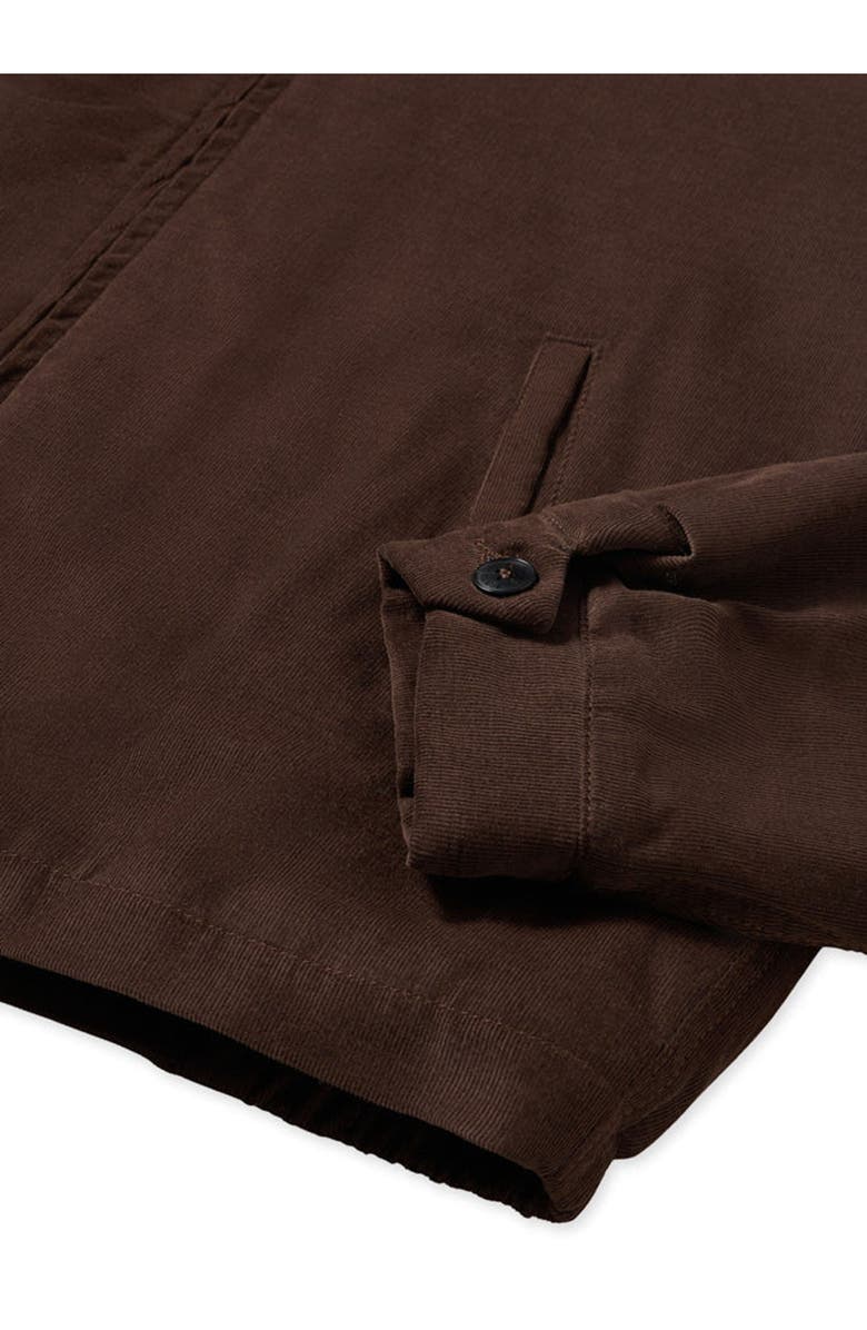 Fortela Carol Cotton Corduroy Zip-Up Jacket, Alternate, color, Brown