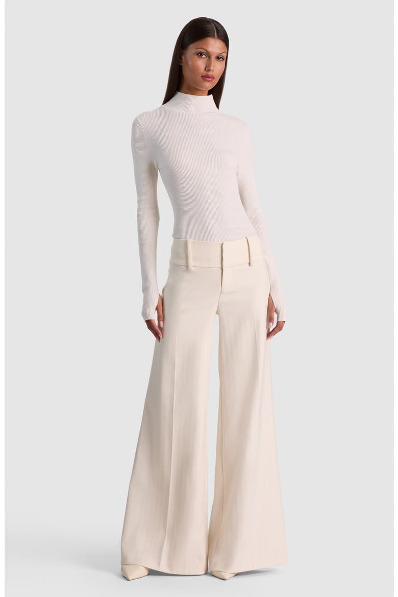 Olivia Low Rise Wide Leg Pants, Alternate, color, CHINO