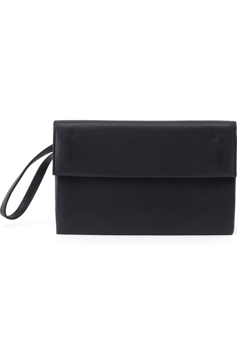 HOBO Fuse Leather Clutch, Main, color,
