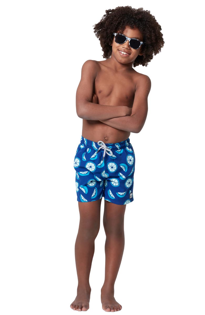Tom & Teddy Kids' Citrusswim Trunks, Alternate, color, Ocean Blue