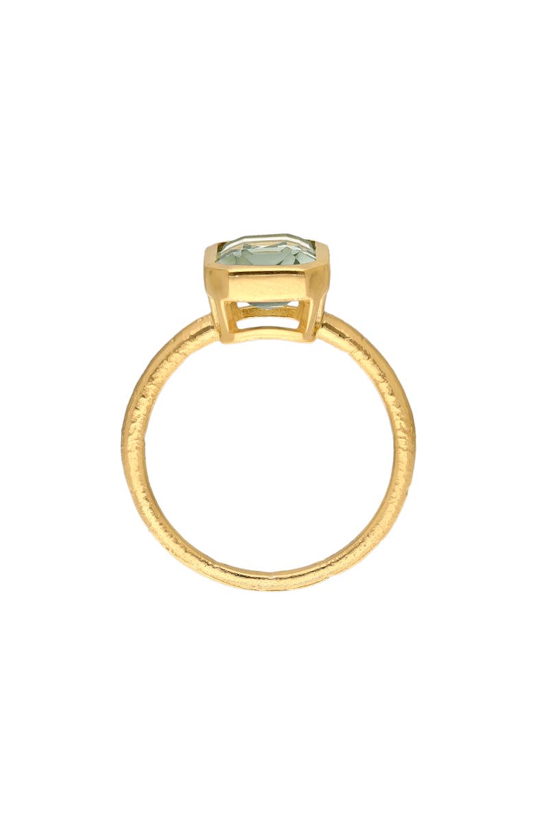 YS GEMS Green Quartz Solitaire Ring, Alternate, color, Green