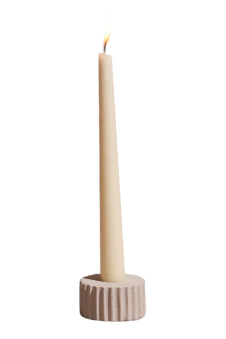 Pilar Small Candle Holder, Main, color, Ivory Low