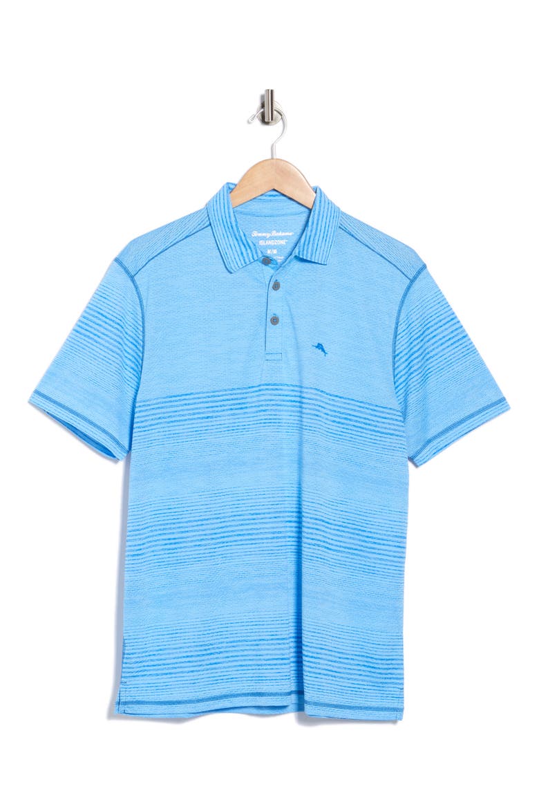 Sea Island Stripe IslandZone® Performance Polo, Alternate, color, VICTORIA BLUE