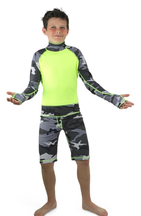 Boys' One-Piece Swimsuit - UPF 50+