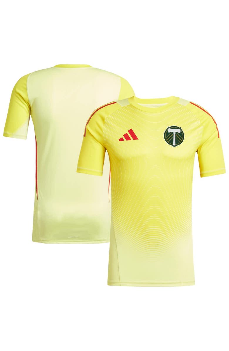 adidas Men's adidas Yellow Portland Timbers 2025 Goalkeeper Jersey, Alternate, color, Yellow