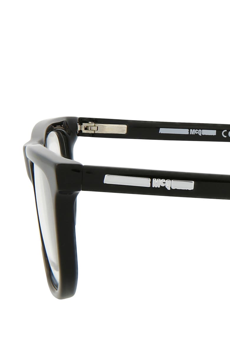 McQueen 54mm Core Square Optical Glasses, Alternate, color, 