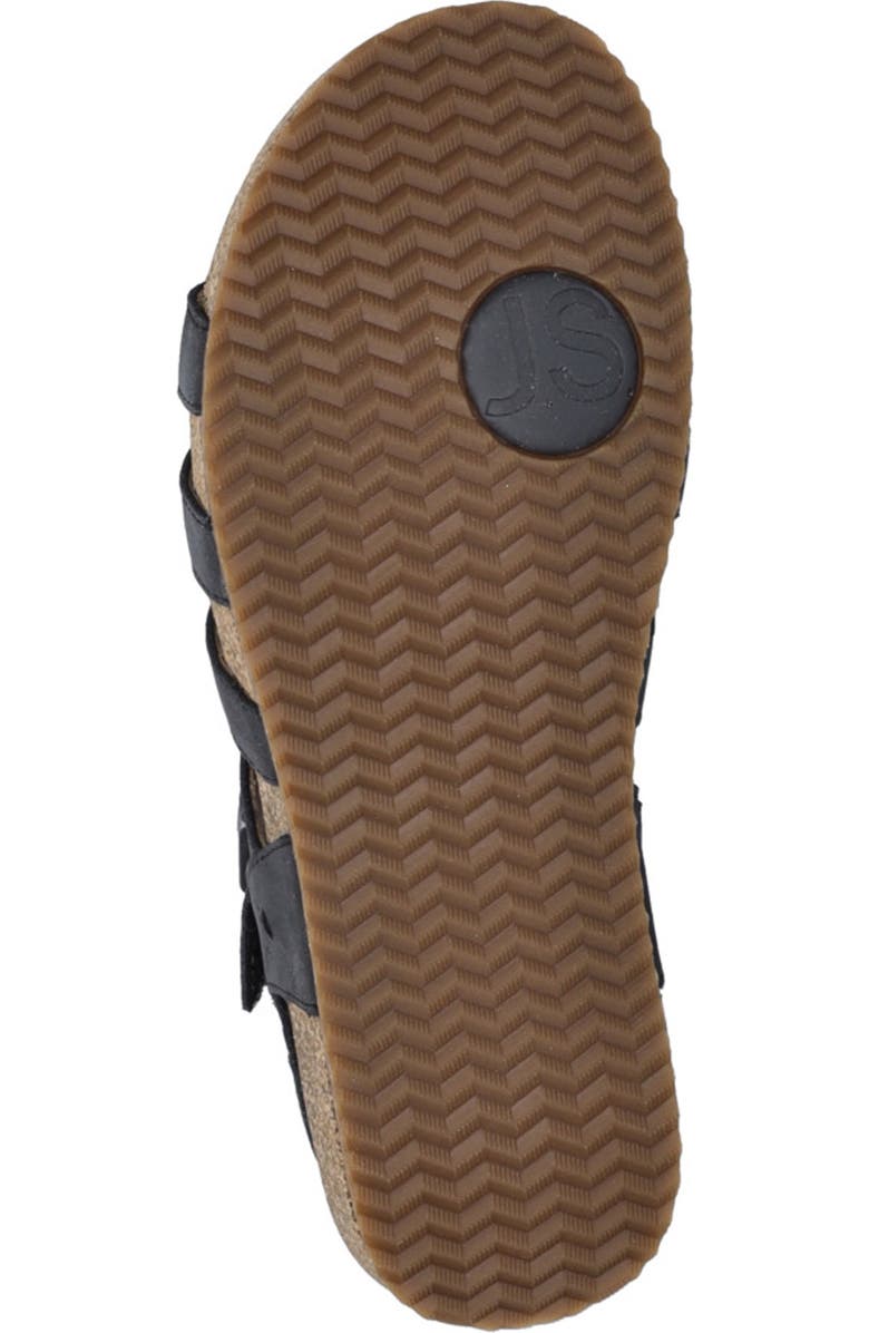 Josef Seibel Tonga Fisherman Sandal, Alternate, color, Black