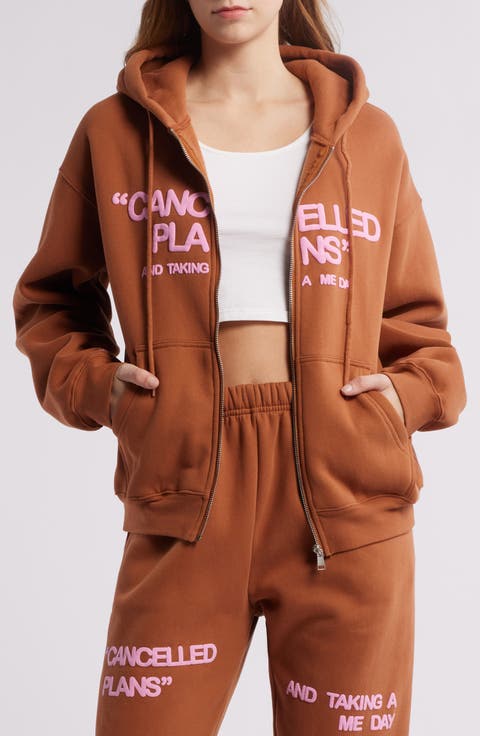 Me Day Fleece Graphic Zip Hoodie