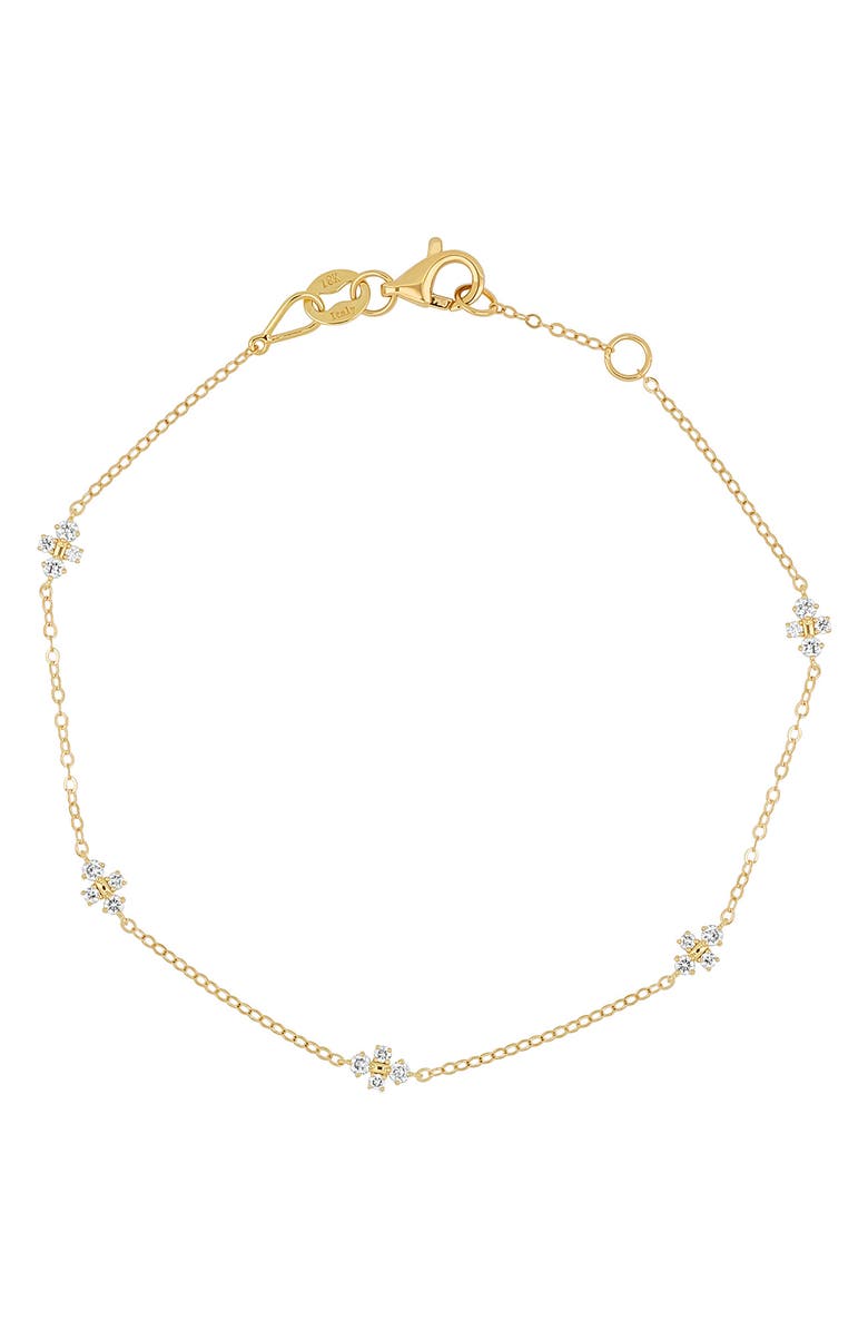 Bony Levy Rita 18K Yellow Gold Diamond Line Bracelet, Main, color, 18K Yellow Gold