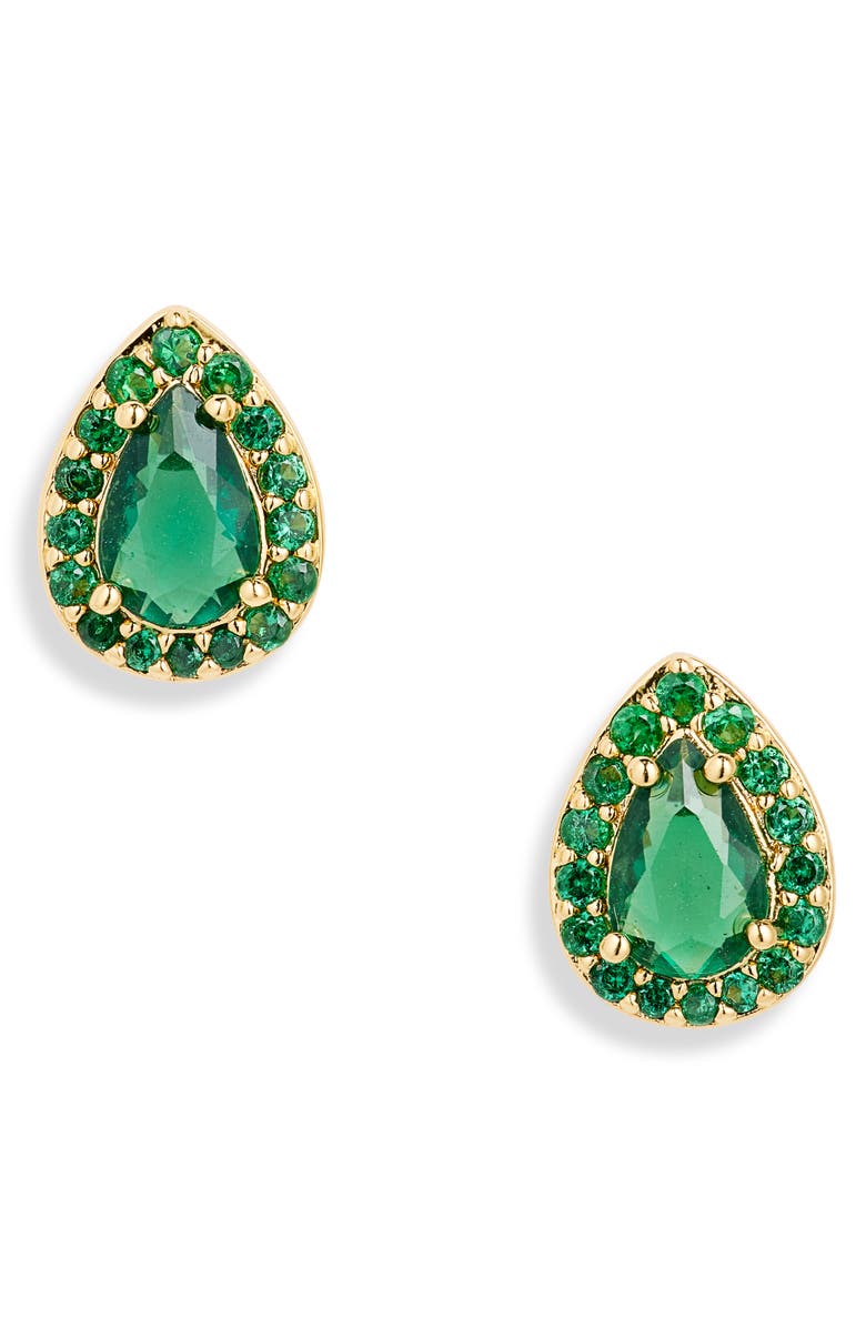 KATE SPADE SATURDAY pavé stud earrings, Main, color, 